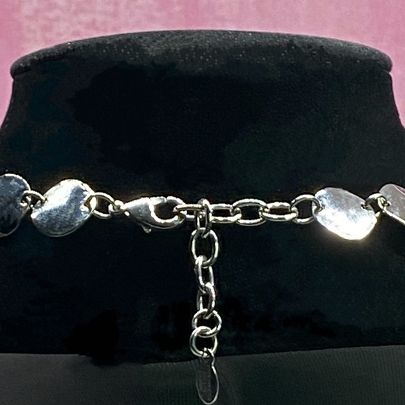 Milor Stainless Steel Mirror Discs Choker Necklace - Picture 4 of 5